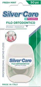 Зубна нитка Silver Care Orthodontic ортодонтична 50 м (1110) (8009315011109)
