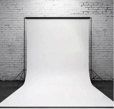 Белый виниловый фотофон 160 х 350 см для предметной съемки, Матовый фотофон
