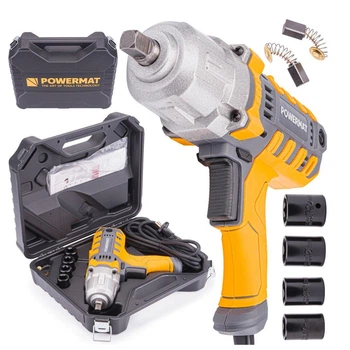 Электрический ударный гайковерт Powermat PM-EKU-2100M 2100Вт 800Нм