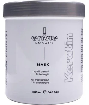 Маска для відновлення пошкодженого волосся з кератином Envie, Luxury Keratin Mask 1000, мл~