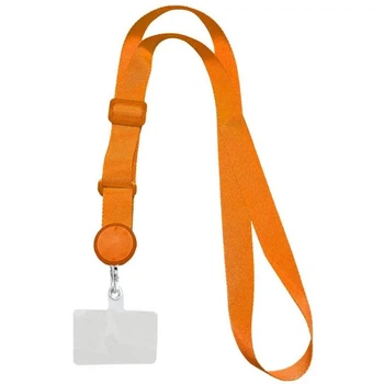 Шнурок для телефону (широкий) 150см (Orange) 69477