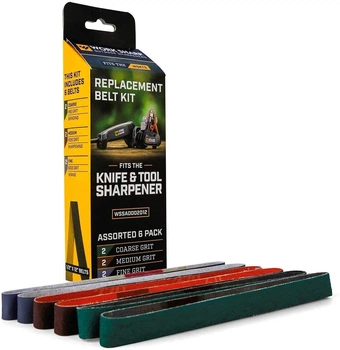Набор сменных ремней Work Sharp WSKTS Assorted Belt Kit (6 шт)