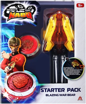 Волчок VI Starter Pack Горящий Боевой Медведь (Blazing War Bear) Infinity Nado (2000003246700)