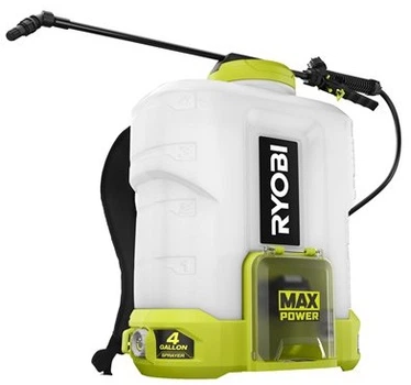 Обприскувач Ryobi акумуляторний Max Power RY36BPSA-0 15л 36В 0.6-2.5л/хв комплект насадок 5.8кг без АКБ та ЗП (5133005775)