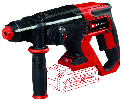 Перфоратор акумуляторний Einhell TE-HD 18/20LI - Solo SDS-plus PXC 18В 1.8Дж 2.7кг кейс без АКБ та ЗП