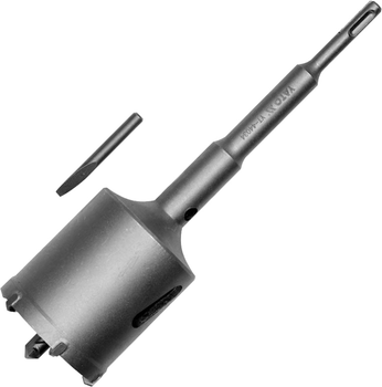 Wiertło koronowe do betonu YATO 82 x 280 mm z prowadnicą, uchwytem SDS+, monolityczne (YT-44034)