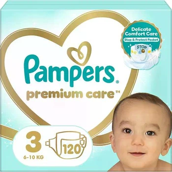 Підгузки Pampers Premium Care 3 (6-10 кг), 120 шт