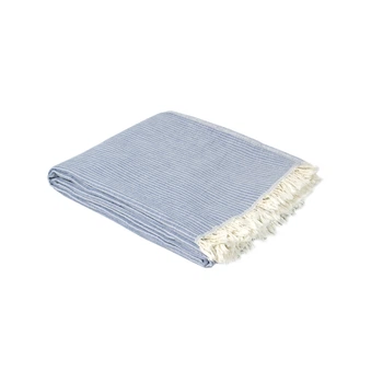 Покривало Lotus Home - Premium Stripe синій 190x225