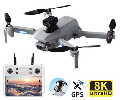 Квадрокоптер з камерою 4DRC F8 MAX - дрон із 4K , GPS, до 3 км. 25 хвилин польоту РК пульт