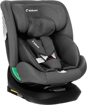 Fotelik samochodowy Kidnort Radjur DK-080537 40-150 cm ciemny szary (5902983624851)