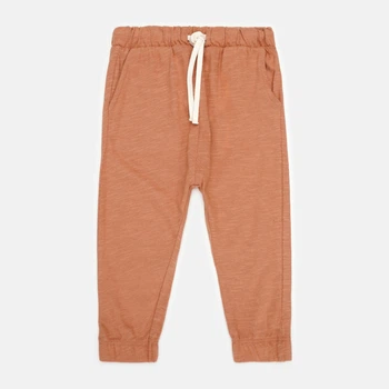 Детские спортивные штаны-джоггеры для мальчика H&M 968029p13 74 см Коричневые (KC1000000048539)