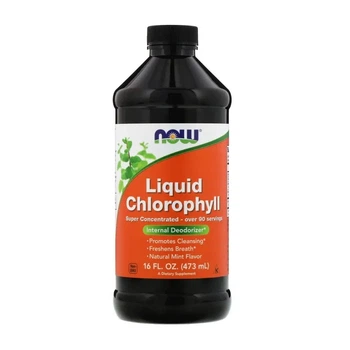 Хлорофилл с мятным вкусом Now Foods (Liquid Chlorophyll) 473 мл