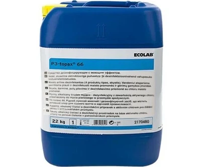 Засіб дезінфікуючий з миючим ефектом в каністрі Ecolab P3-Topax 66 22 кг