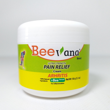 Крем від болю в суглобах Beevana +Bee-Venom з бджолиною отрутою, 150 г (X-1986)