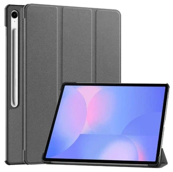 Чехол Smart Case на Samsung Galaxy Tab S10 FE Plus (13.1") / чехол для планшета с функцией подставки / серый