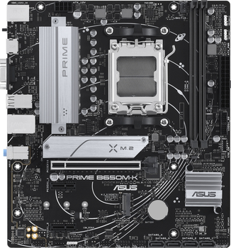 Материнська плата Asus PRIME B650M-K (sAM5, AMD B650, PCI-Ex16) (PRIME B650M)