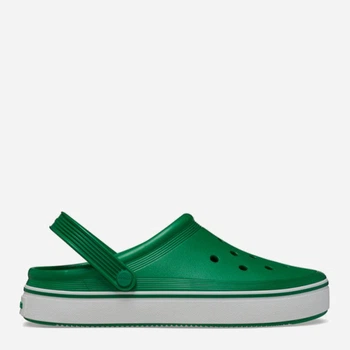 Женские кроксы Crocs Crocband Clean Off Court Clog 208371-3WH 36-37 (M4/W6) 22 см Green Ivy (196265653201)