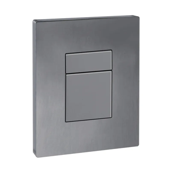 Панель змиву KOER KT-0607-07 157x198x3mm пластикова, кнопка квадратна (колір графіт) (KR5345)