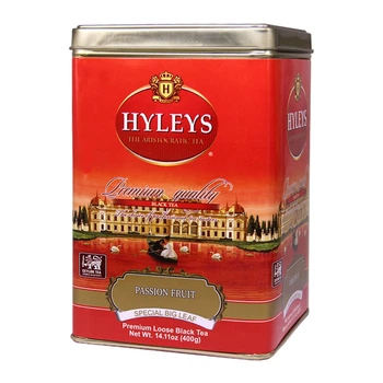 Чай Hyleys Плід Пристарсті чорний крупнолистовий з маракуєю з/б 400 г