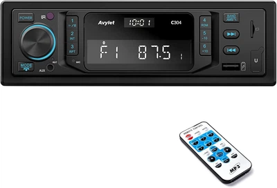Автомагнитола Avylet C304 / Bluetooth / AUX / USB / 1DIN Б/В