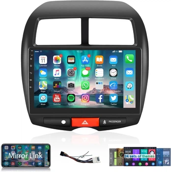 Автомагнитола Hodozzy для Mitsubishi ASX 1/Citroen C4/Peugeot 4008 / 10.1" / 1/32Гб / Android 13 / Wi-Fi / GPS / Bluetooth / USB / 2DIN Б/В