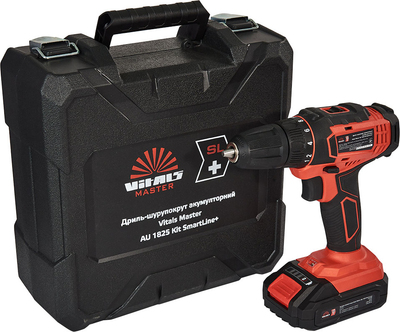 Дриль-шурупокрут акумуляторний Vitals Master AU 1825 Kit SmartLine+ 184442