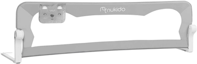 Защитный барьер для кровати Nukido 150 x 42 x 35 см серый (5903890609917)