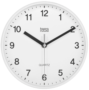 Zegar ścienny Teesa TSA0038 Biały 20 cm (5901890081856)