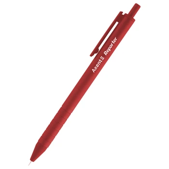 Ручка масляная автомат Axent Reporter 0,7 красная (AB1065-06-A)