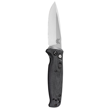 Ніж Benchmade CLA Drop Point Automatic Knife Black G-10 (3.4" Stonewash) 4300