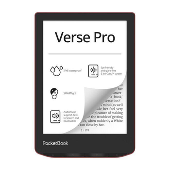 Электронная книга PocketBook 634 Verse Pro Passion Red (PB634-3-CIS)