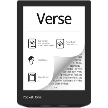 Электронная книга PocketBook 629 Verse Mist Grey (PB629-M-CIS)