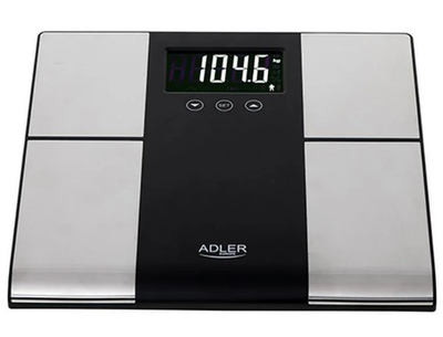 Весы напольные электронные аналитические Adler AD 8165, до 225 кг, с LED-дисплеем S