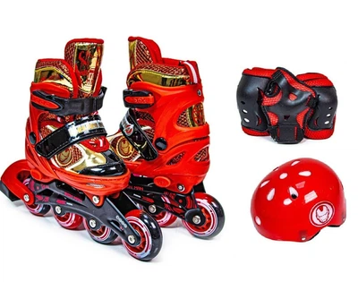 Комплект роликов "Iron Man". Red (размер 31-34) 30782585
