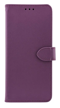 Чохол книжка Leather Flip для Samsung Galaxy A12 / A125 на магніті з підставкою фіолетовий