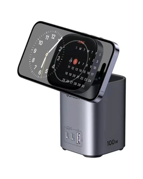 Зарядная станция Ugreen CD342 100W 2-in-1 GaN Charging Station EU Space Gray