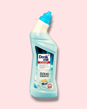 Гель для чистки туалета Denkmit Ozean frische средство борьбы с камнем и дезинфекции унитаза 1L