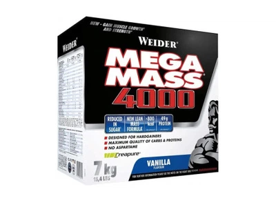 MEGA MASS 4000 Weider 7кг Смак Ваніль