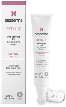 Крем для зони навколо очей Sesderma Reti Age 3-Retinol System антивіковий 15 мл (8429979480637)
