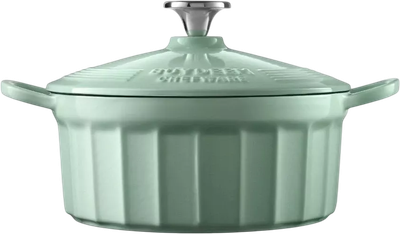 Garnek do gotowania gęsi Buydeem żeliwny emaliowany Cozy Greenish 2.9 l (6950386606751)