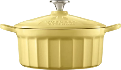 Garnek do gotowania gęsi Buydeem żeliwny emaliowany Mellow Yellow 2.9 l (6950386607178)