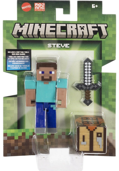 Zestaw figurek Minecraft Biome Builds Steve 8 cm JCN28 (194735273546)