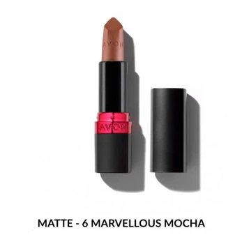 Зволожувальна матова губна помада Avon "Ультра" 6М Ніжний мокко (6М Marvellous Mocha) 3,6г