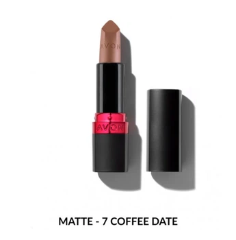 Увлажняющая матовая губная помада Avon "Ультра" 7 Классический кофейный (7 Coffee Date) 3,6г