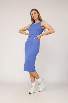 Сарафан женский M цвет голубой YUKI ЦБ-00278892