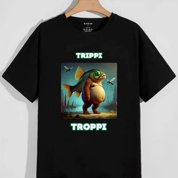 Чоловіча футболка Trippi Troppi PG09101 goodreclama M Чорний