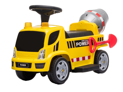 Автомобіль електричний для дітей Lean Cars Super Strong Power Бетонозмішувач Жовтий (5904204752060)