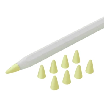 Чехол TPU Goojodoq для наконечника стилуса Apple Pencil (1-2 поколение) (8шт) Yellow (1005001835985075Y)
