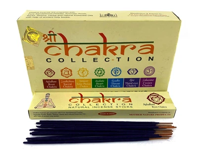 Набор пыльцевых благовоний - Chakra Collection, Масала Mother nature products (7 Чакр)