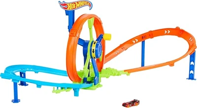 Трек Хот Вилс Гонки на виражах Hot Wheels Rapid Launch & Loop Playset (JBX65)